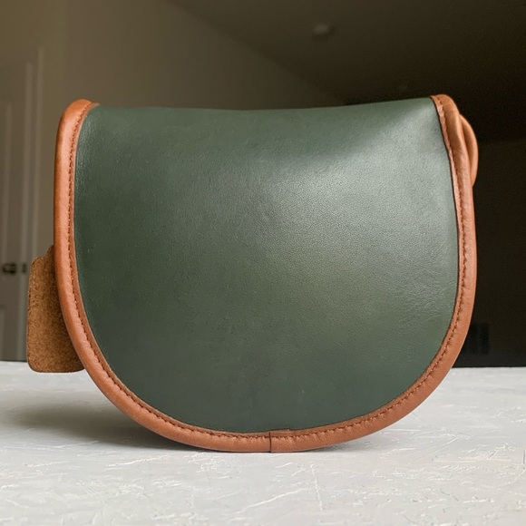 Spectator Mini Bag (6825) in Forest/Tabac | Vintage Coach Crossbody Shoulder Bag - Picture 3 of 15